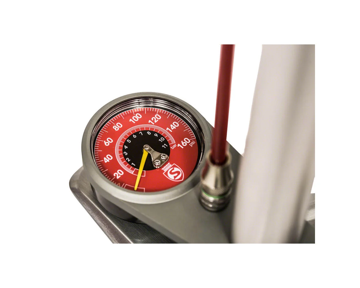 Silca SuperPista Ultimate Hiro Edition Floor Pump (Silver) - view 2
